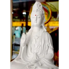 Tượng ngài Quan Thế Âm Bồ Tát ngồi cao 30cm-nhiều mẫu