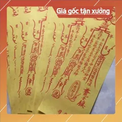 10 tờ Cốt bát nhang thờ thổ công kích cỡ 6x21cm - đã phù