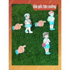 Tờ giấy Set 3 Bàn tay handmade