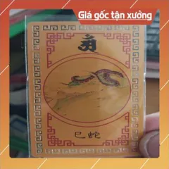 kim bài linh phù con giáp tuổi tỵ HÀNG CAO CẤP, có hoả tốc