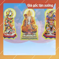 Bộ tranh cúng đàn, bày đàn 15 bức  (Tranh Ngọc Hoàng, Nam Tào, Bắc Đẩu,.. Quan Âm, Thế Chí, Di Đà..)