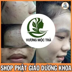 Serum tái tạo da CAO CẤP VƯƠNG MỘC TRÀ chai 30ml chuyên mụn, nám, tàn nhang, sẹo nhanh bong TẶNG BỘT