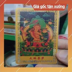 kim bài linh phù Đức Phật Di Lặc HÀNG CAO CẤP, có hoả tốc