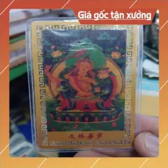 kim bài linh phù Đức Phật Di Lặc HÀNG CAO CẤP, có hoả tốc