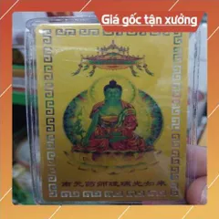 kim bài linh phù Đức Phật Tì Lô Giá Na – Đại Nhật Như Lai HÀNG CAO CẤP, có hoả tốc