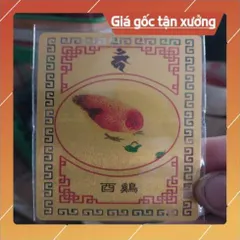 kim bài linh phù con giáp tuổi dậu HÀNG CAO CẤP, có hoả tốc