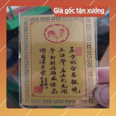 kim bài linh phù con giáp tuổi dậu HÀNG CAO CẤP, có hoả tốc
