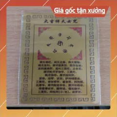 kim bài linh phù thần nữ đại cát HÀNG CAO CẤP, có hoả tốc