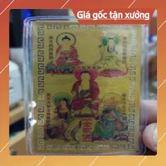 kim bài linh phù phật di đà , quan âm , quan công , văn thù , dược sư HÀNG CAO CẤP, có hoả tốc