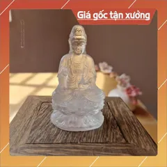 Tượng Mẹ Quan Âm Bồ Tát mini Cao 7cm, Tượng Quan Âm nhỏ để bàn tiểu cảnh