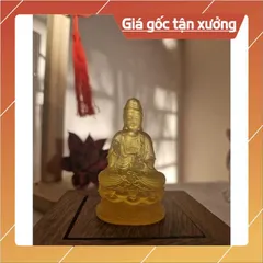 Tượng Mẹ Quan Âm Bồ Tát mini Cao 7cm, Tượng Quan Âm nhỏ để bàn tiểu cảnh