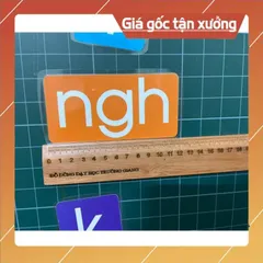 Set chữ cái nam châm ép plastic gắn bảng tiếng việt ĐẸP