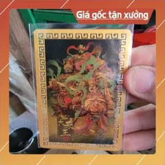 kim bài linh phù tứ đại thiên vương HÀNG CAO CẤP, có hoả tốc