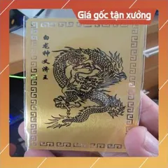 kim bài linh phù bạch long thần HÀNG CAO CẤP, có hoả tốc
