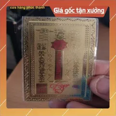 tấm đồng linh phù thái tuế HÀNG CAO CẤP, có hoả tốc