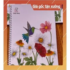Sổ giấy trắng A4 viết calligraphy 100 TRANG DÀY 80GSM