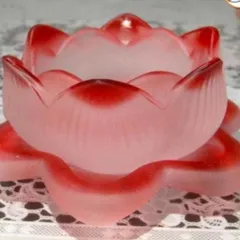 Đế hoa sen lưu ly đặt đèn cày nhiều màu cực đẹp chân rời