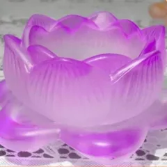 Đế hoa sen lưu ly đặt đèn cày nhiều màu cực đẹp chân rời