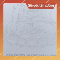 Sổ vẽ 90 tranh mờ đức phật bản in A4
