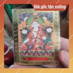 kim bài linh phù  bạch độ phật mẫu HÀNG CAO CẤP, có hoả tốc