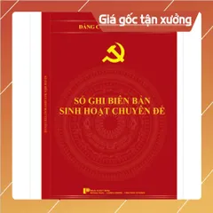 SỔ GHI BIÊN BẢN SINH HOẠT CHUYÊN ĐỀ có hoả tốc