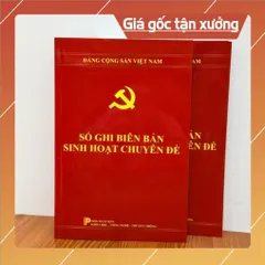 SỔ GHI BIÊN BẢN SINH HOẠT CHUYÊN ĐỀ có hoả tốc