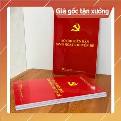 SỔ GHI BIÊN BẢN SINH HOẠT CHUYÊN ĐỀ có hoả tốc
