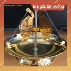 Khay cắm nhang khoan vàng