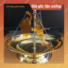 Khay cắm nhang khoan vàng