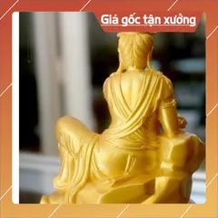 8 MẦU, Tượng ngài Quan Thế Âm tự tại cao 13cm
