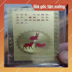 kim bài linh phù tam hợp mão mùi hợi HÀNG CAO CẤP, có hoả tốc