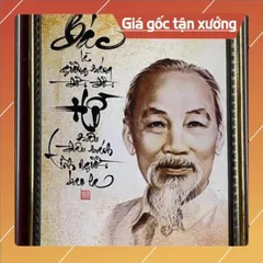 Khung Ảnh Bác Hồ nhiều mẫu nhiều cỡ cực đẹp