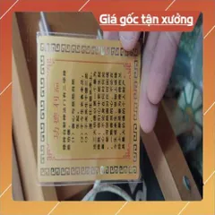 kim bài linh phù bạch thần tài HÀNG CAO CẤP, có hoả tốc