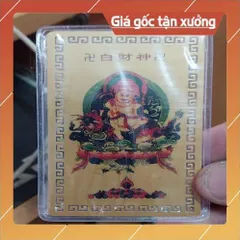 kim bài linh phù bạch thần tài HÀNG CAO CẤP, có hoả tốc