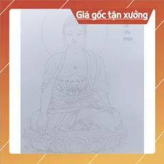 Combo 3 quyển tô tranh mờ giấy A4 ( Đức Phật, Bồ tát, Địa tạng) gáy lò xo tặng 1 vỏ bút + 9 ngòi tô