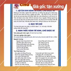 Tờ chú Chú Dược Sư 2 mặt plastic siêu đẹp