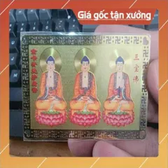kim bài linh phù tam bảo phật HÀNG CAO CẤP, có hoả tốc