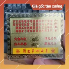 kim bài linh phù tam bảo phật HÀNG CAO CẤP, có hoả tốc