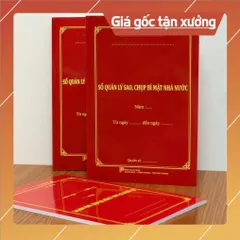 SỔ QUẢN LÝ SAO, CHỤP BMNN (mẫu số 12) có hoả tốc