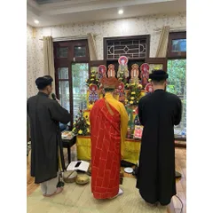 COMBO 16 BỨC TRANH BÀY ĐÀN CÚNG  ÉP PLATIC  CAO 40CM