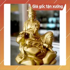 Tượng ngài Quan Thế Âm tự tại cao 13cm-nhiều mẫu có hoả tốc