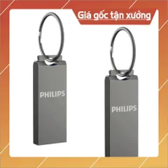 USB PHILIPS 128GB/64GB/32GB/16GB/8GB Chính Hãng – Vỏ Kim Loại Mini Móc Khóa Chống Nước HOẢ TỐC