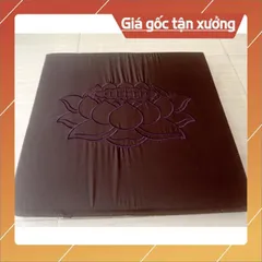 Tọa cụ vuông ngồi thiền mút tốt 48cm x 50cm dày 5.5cm cao cấp