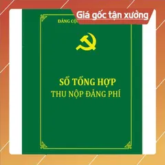 SỔ TỔNG HỢP THU NỘP ĐẢNG PHÍ có hoả tốc