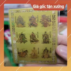 kim bài linh phù cửu lộ thần tài HÀNG CAO CẤP, có hoả tốc