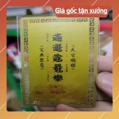 kim bài linh phù cửu lộ thần tài HÀNG CAO CẤP, có hoả tốc