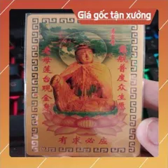 kim bài linh phù phật bà HÀNG CAO CẤP, có hoả tốc