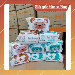 1 GÓI KHĂN ƯỚT AN TOÀN CHO BÉ DR.HIẾU 165G CAO CẤP
