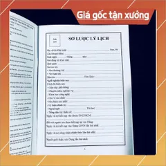 LÝ LỊCH NGƯỜI XIN VÀO ĐẢNG-combo 5 cuốn (HD 38) có hoả tốc