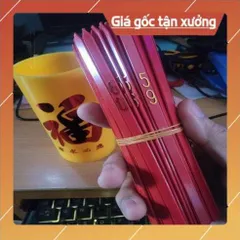 Hủ ống xâm nhựa vàng 3 size cao cấp 100 quẻ